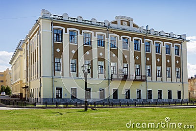 Building of the Treasury in center Nizhny Novgorod Editorial Stock Photo